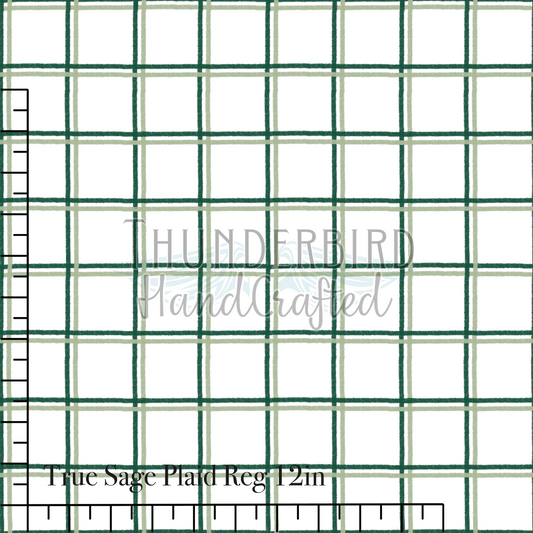 True Sage Plaid 12in - PREORDER