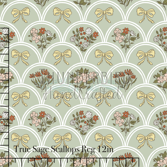 True Sage Scallops 12in - PREORDER