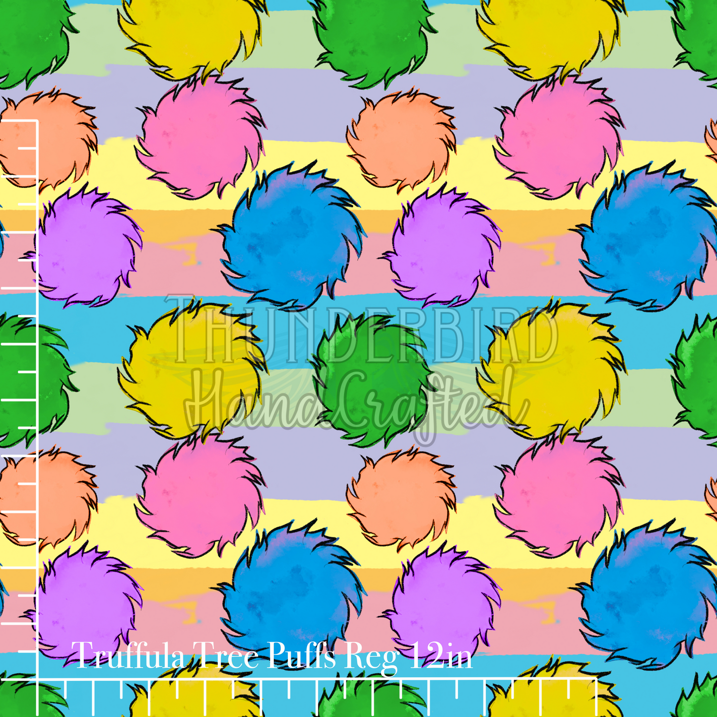 Truffula Tree Puffs Reg 12in - Mar 2025 DNFK