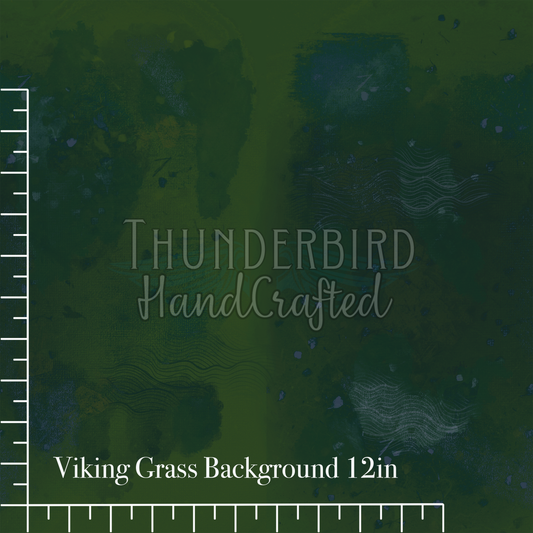 Viking Grass Background 12in