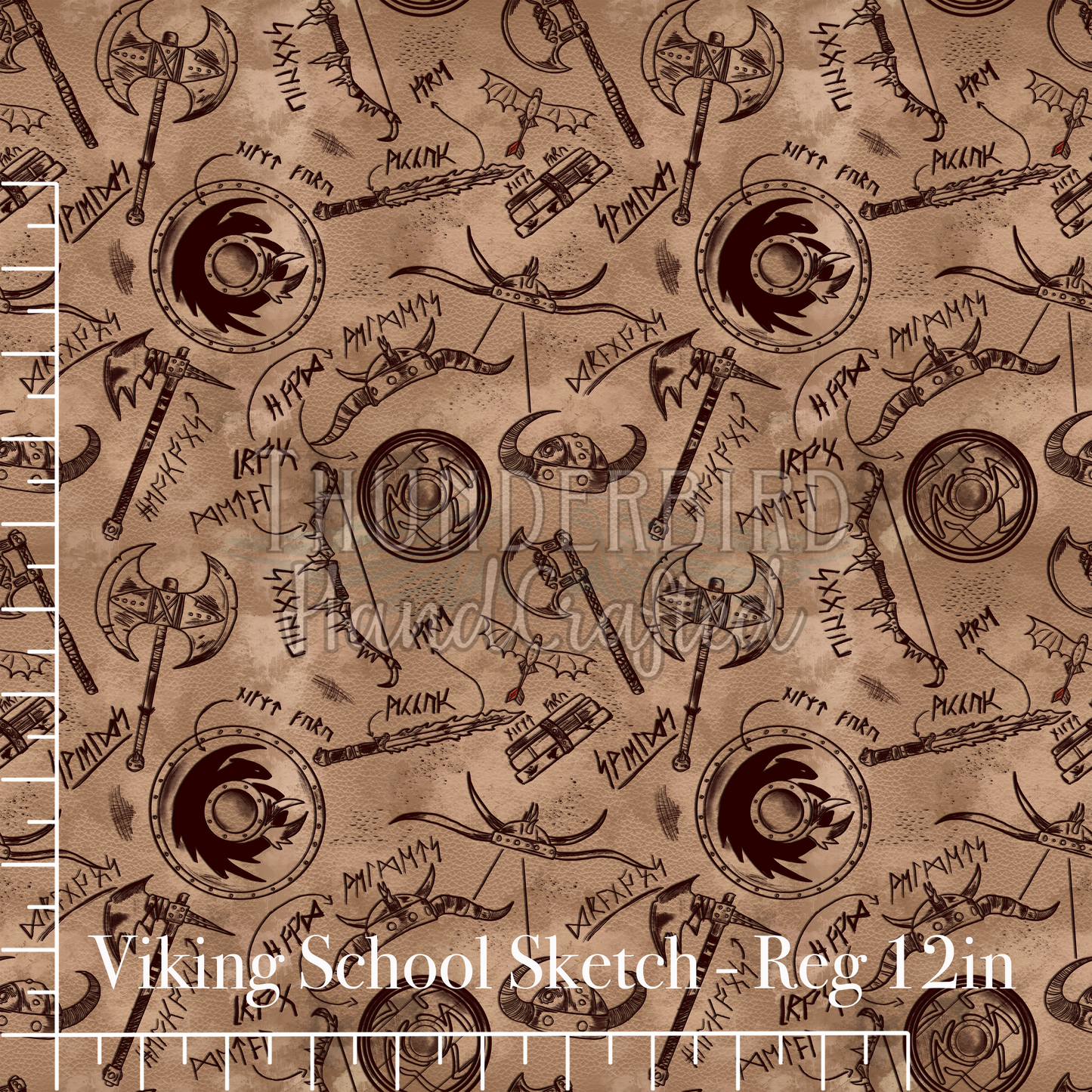 Viking School Sketch Reg 12in