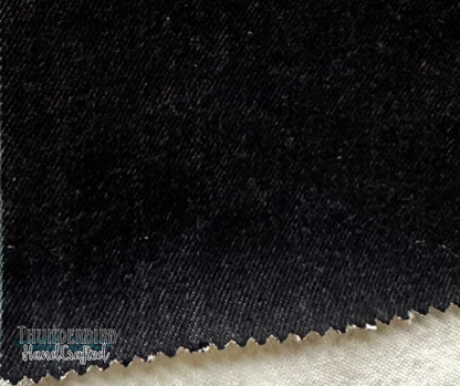 Black Denim - Vintage Milled 51" Wide