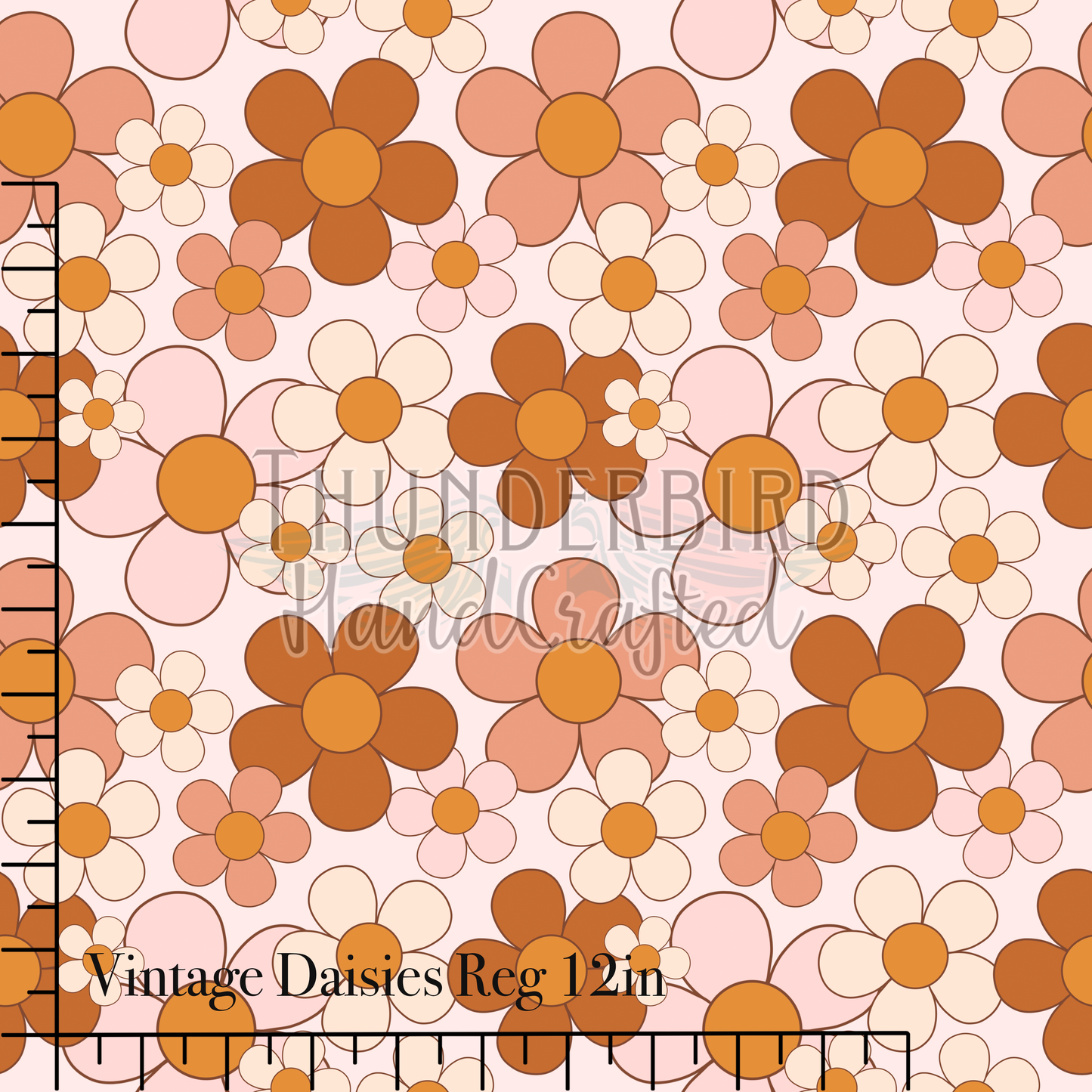 Vintage Daisies Reg 12in - PREORDER
