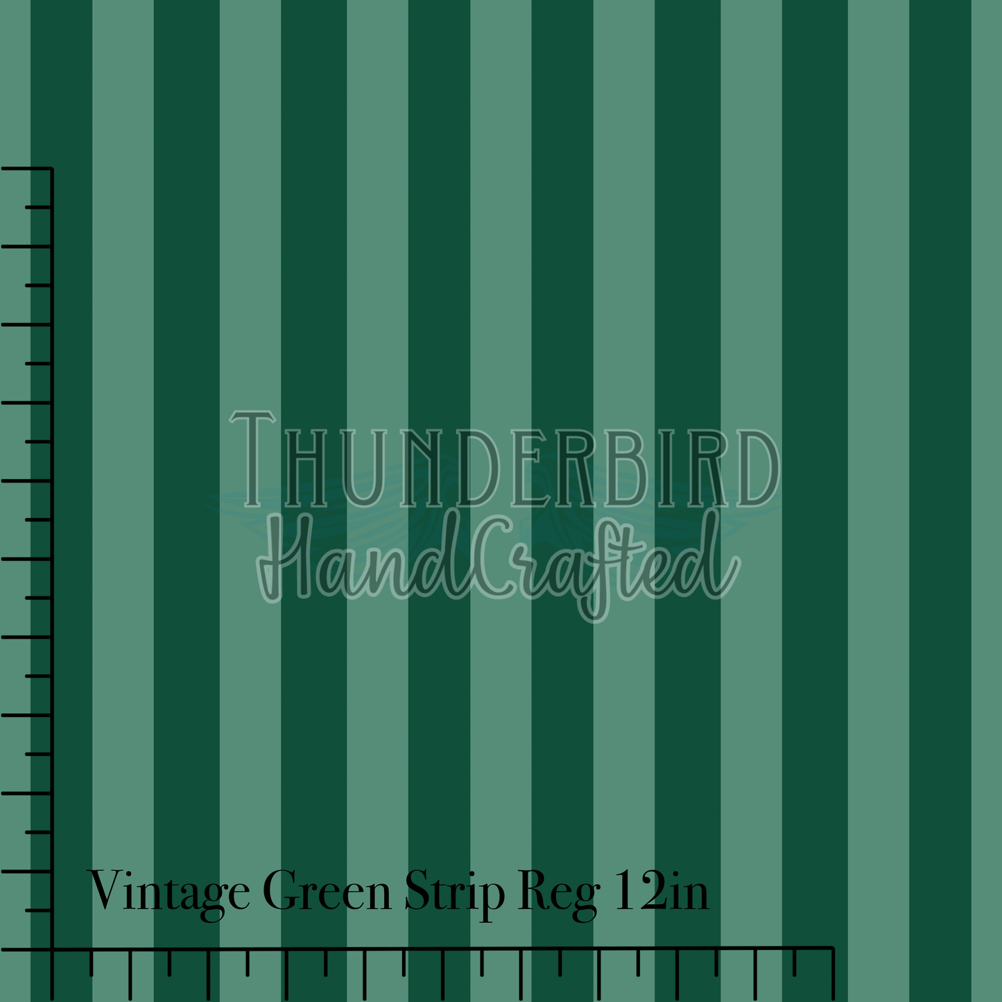 Vintage Green Stripe Reg 12in - PREORDER