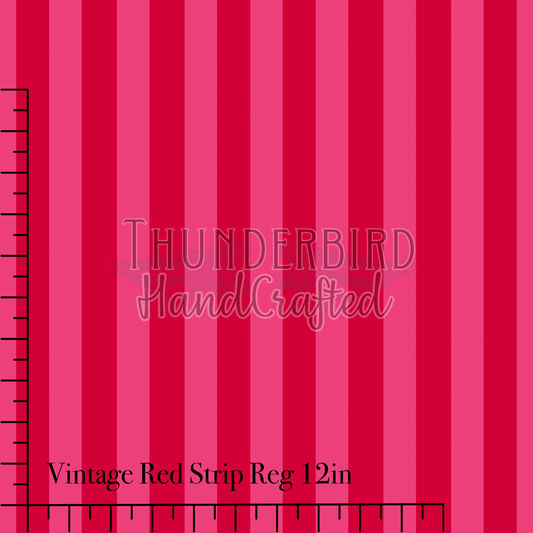 Vintage Red Stripe Reg 12in - PREORDER