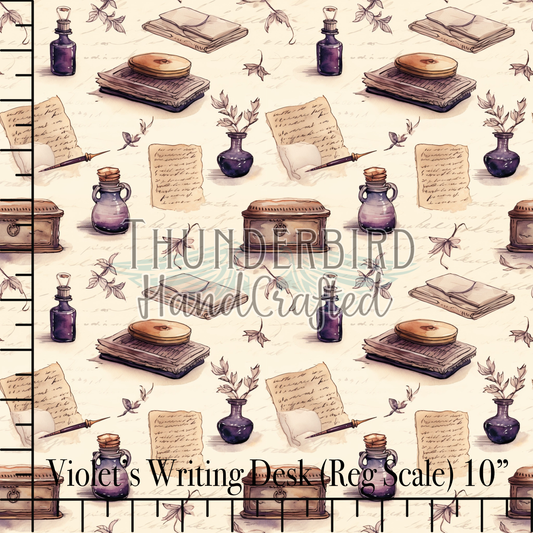 Violets Writing Desk (Reg)