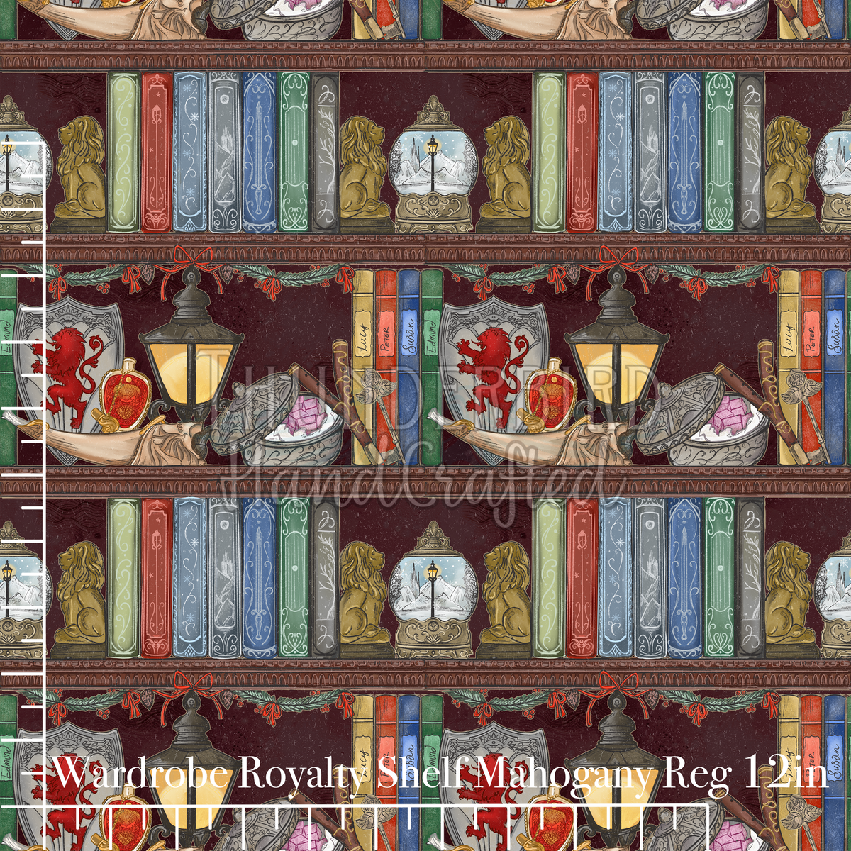 Wardrobe Royalty Shelf in Mahogany Reg 12in - PREORDER