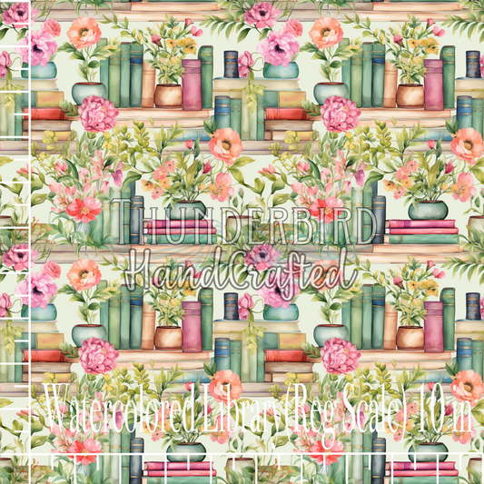 Watercolor Flowers Library (Reg Size)