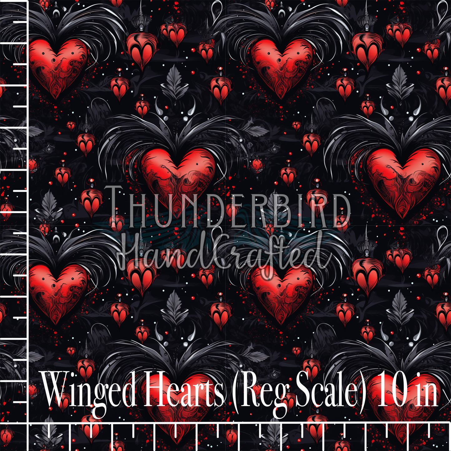 Winged Hearts (Reg Size)