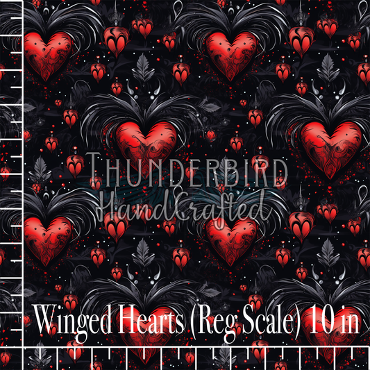 Winged Hearts (Reg Size)