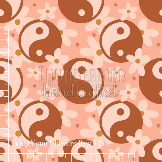 YingYang Flowers Reg 12in - PREORDER