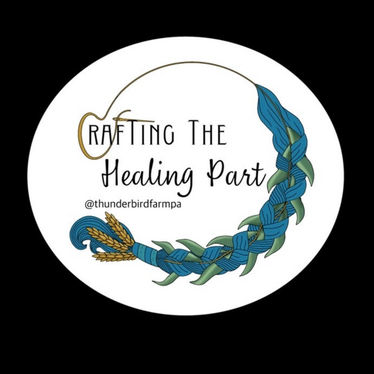 "Crafting the Healing Part" Sticker